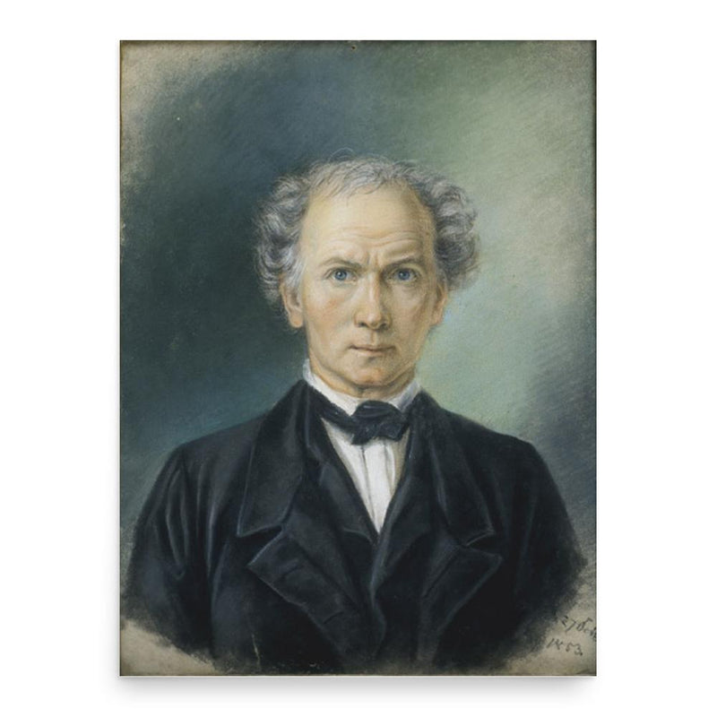 August Georg Wilhelm Pezold poster print, in size 18x24 inches.