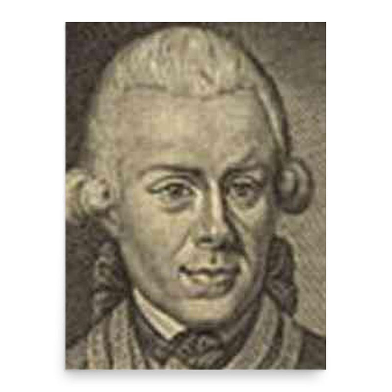 August Gottlieb Richter poster print, in size 18x24 inches.