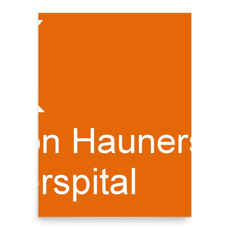 August Hauner poster print, in size 18x24 inches.