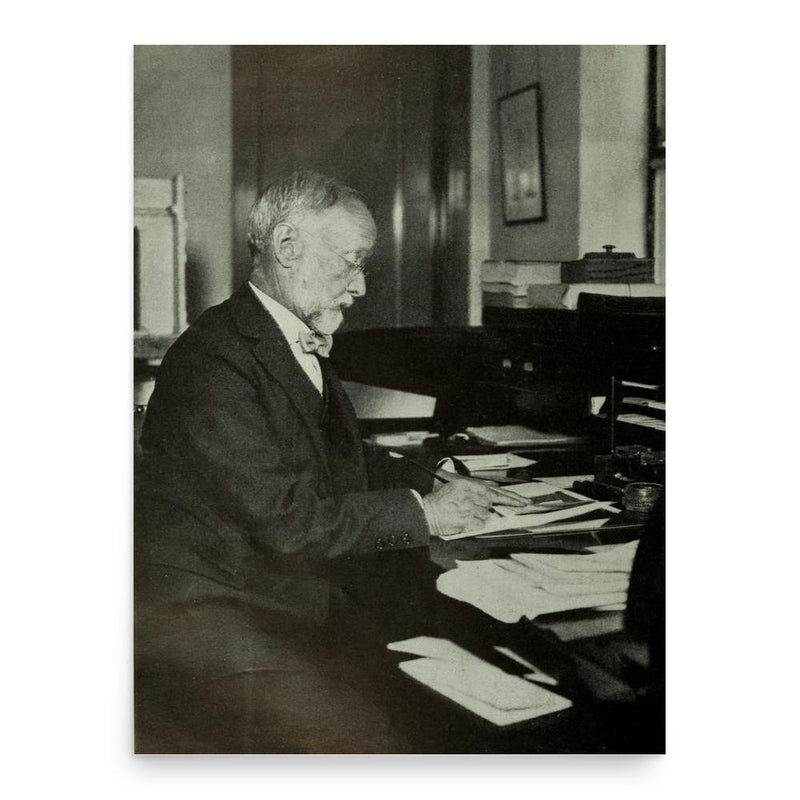 August Heckscher poster print, in size 18x24 inches.