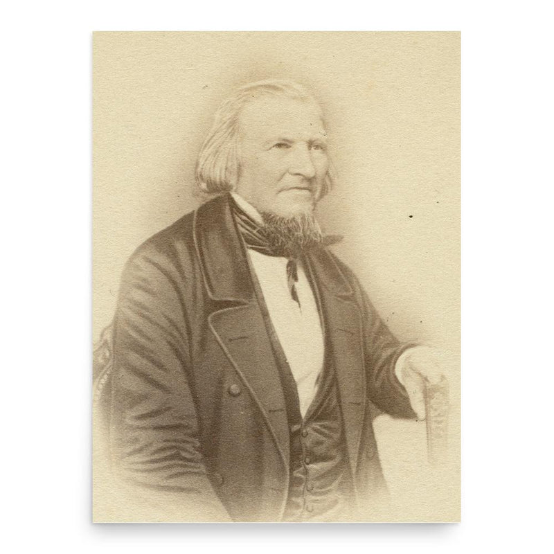 August Heinrich Hoffmann von Fallersleben poster print, in size 18x24 inches.