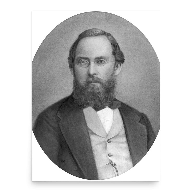 August Heinrich Petermann poster print, in size 18x24 inches.