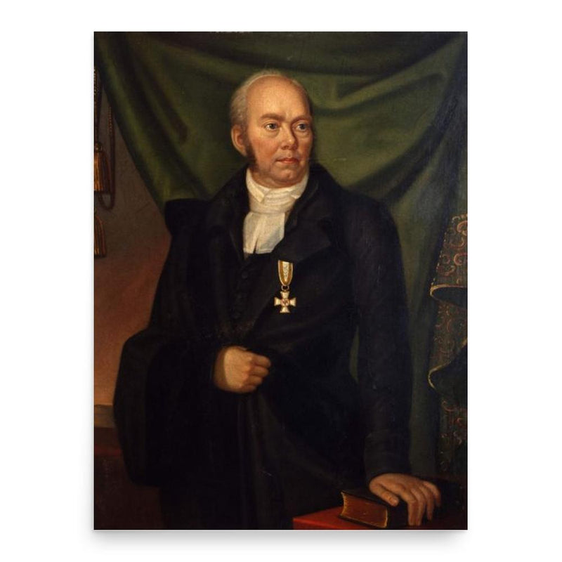 August Hermann Niemeyer poster print, in size 18x24 inches.