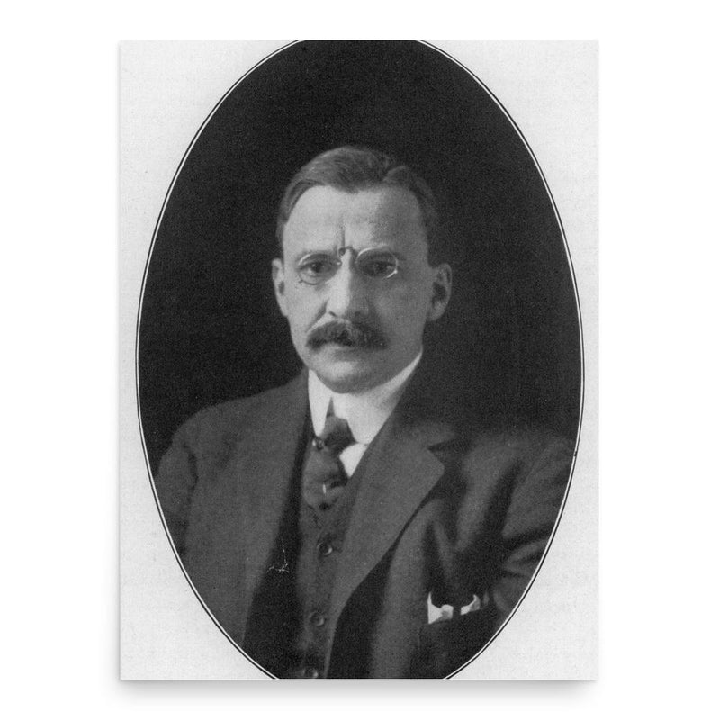 August Hoch poster print, in size 18x24 inches.