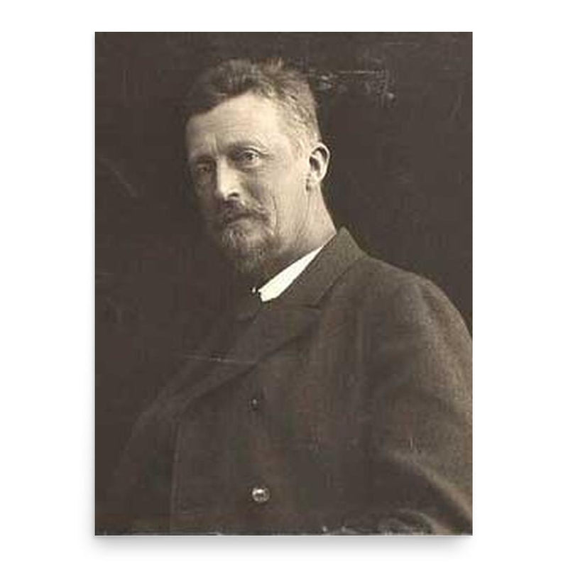 August Jerndorff poster print, in size 18x24 inches.