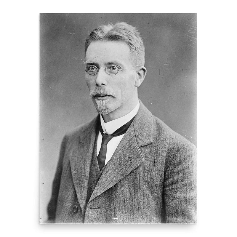 August Krogh poster print, in size 18x24 inches.