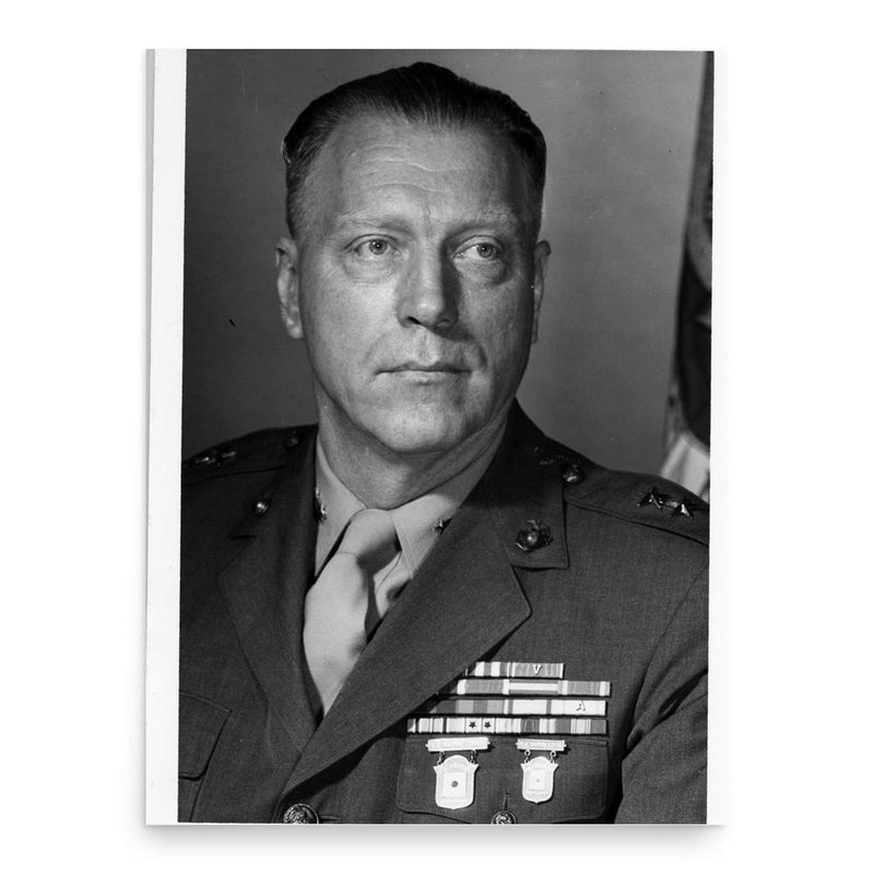 August Larson poster print, in size 18x24 inches.