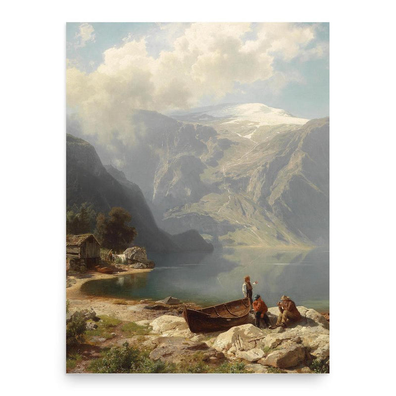 August Leu poster print, in size 18x24 inches.