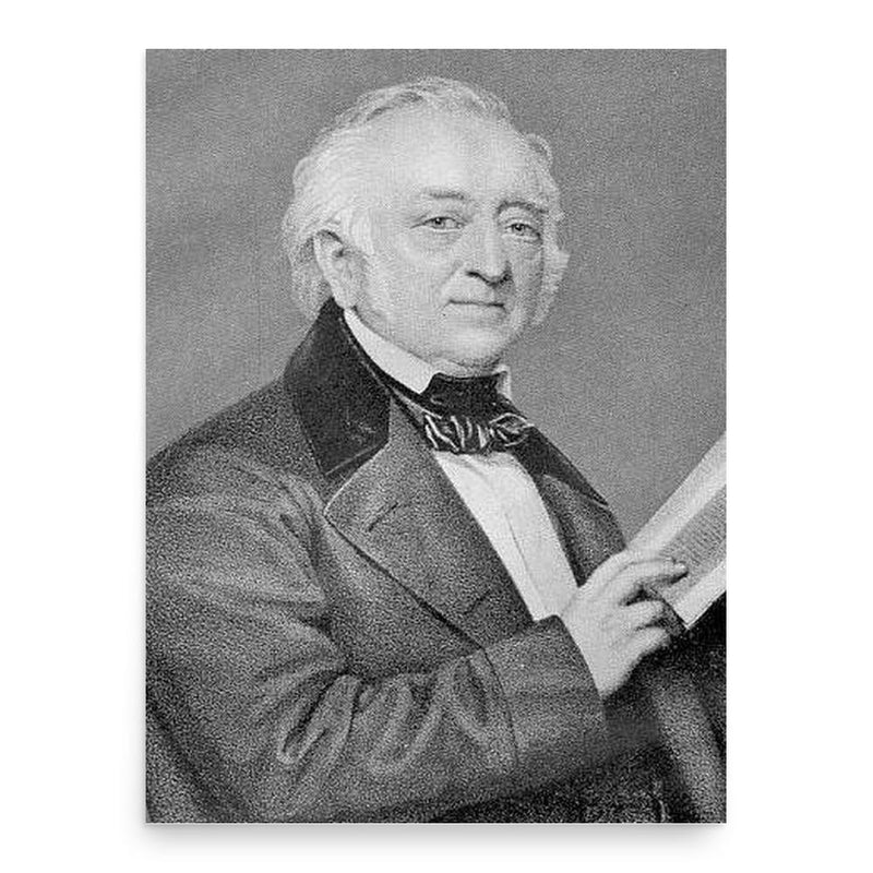 August Meineke poster print, in size 18x24 inches.