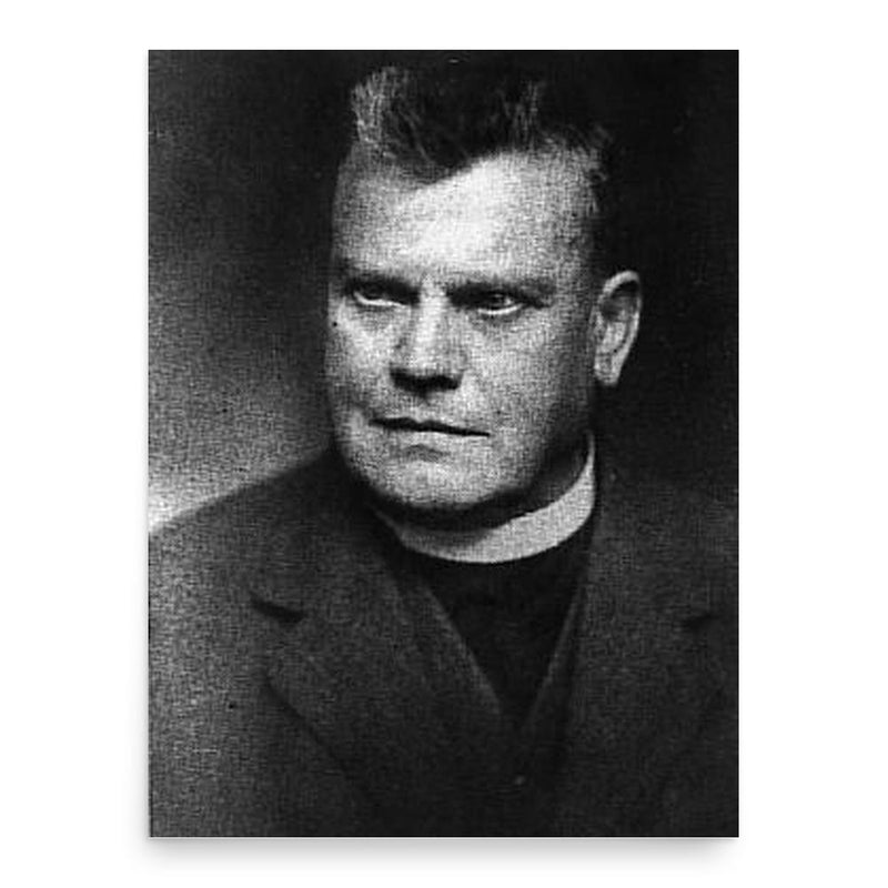 August Musger poster print, in size 18x24 inches.