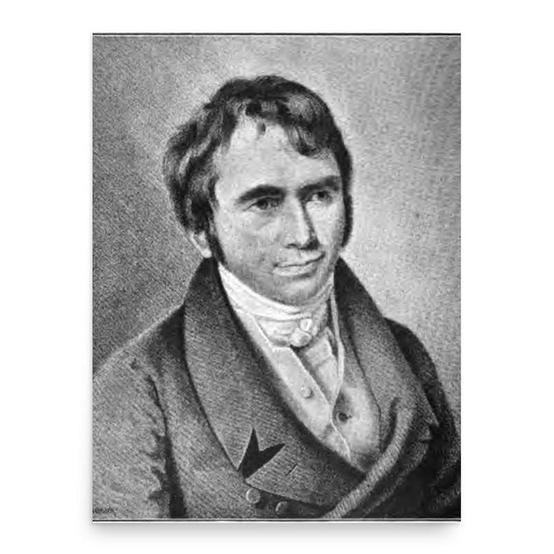 August Neander poster print, in size 18x24 inches.