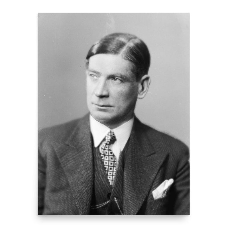 August Oddvar poster print, in size 18x24 inches.