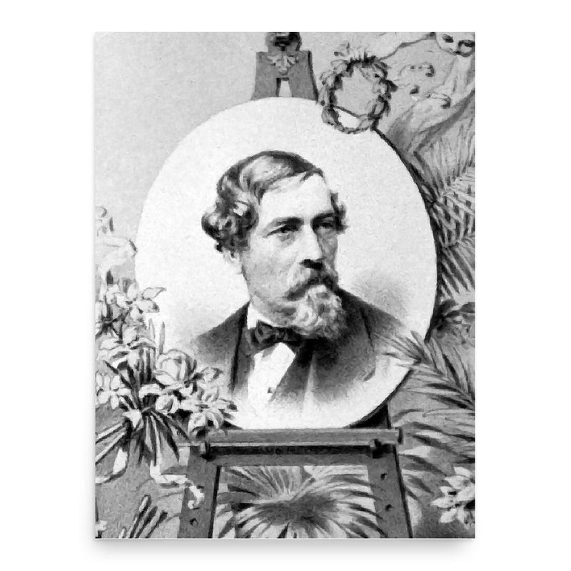 August Prinzhofer poster print, in size 18x24 inches.