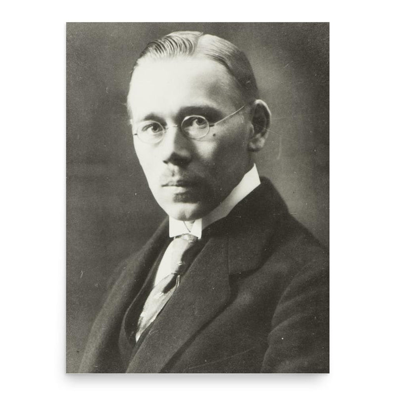 August Rei poster print, in size 18x24 inches.