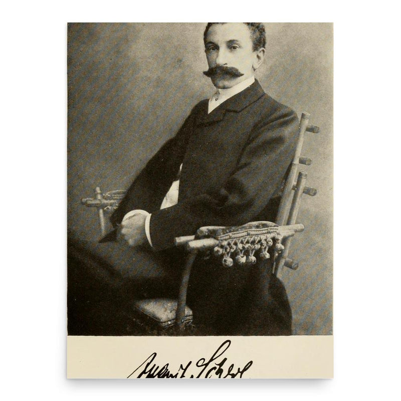 August Scherl poster print, in size 18x24 inches.