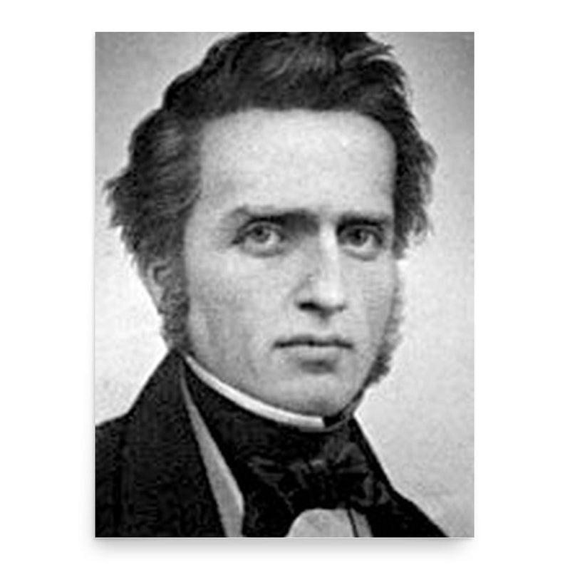 August Seebeck poster print, in size 18x24 inches.