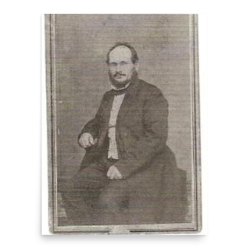 August Semmendinger poster print, in size 18x24 inches.