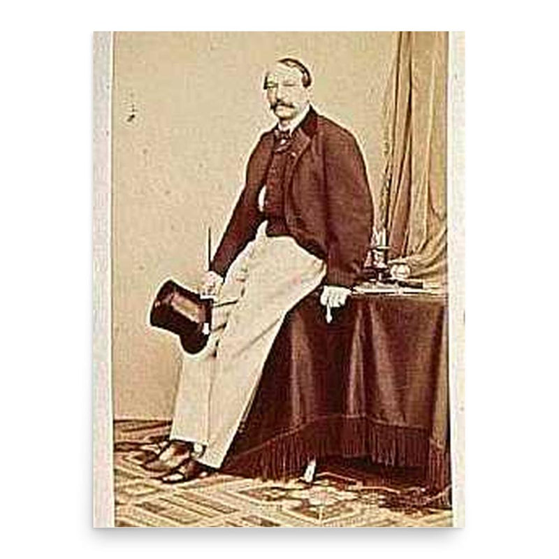 August Sicard von Sicardsburg poster print, in size 18x24 inches.