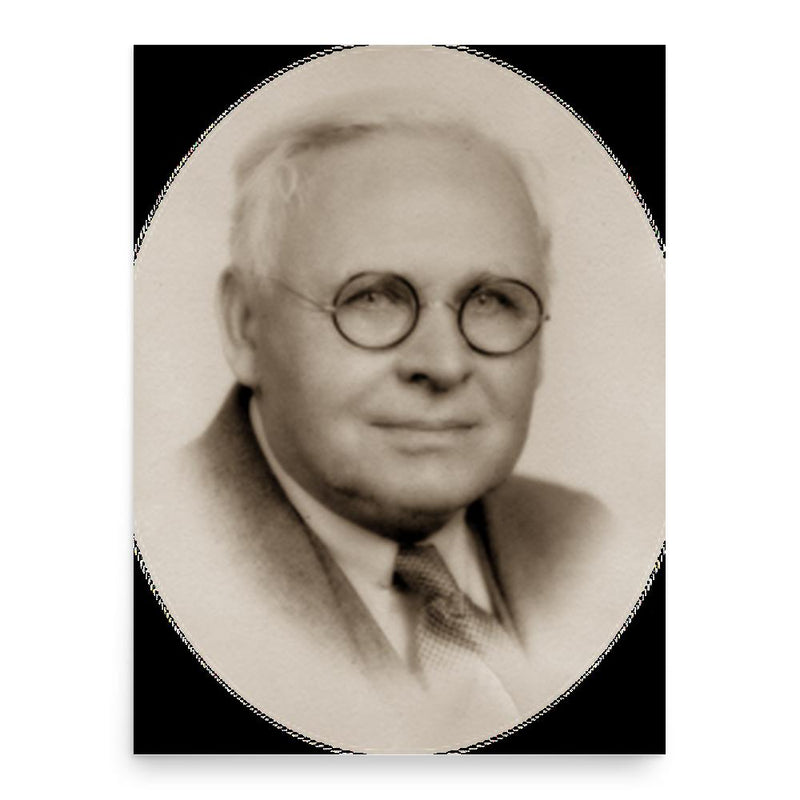 August Sturm poster print, in size 18x24 inches.