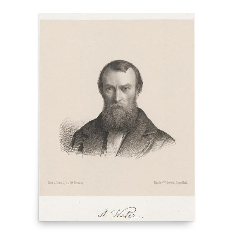 August Weber poster print, in size 18x24 inches.