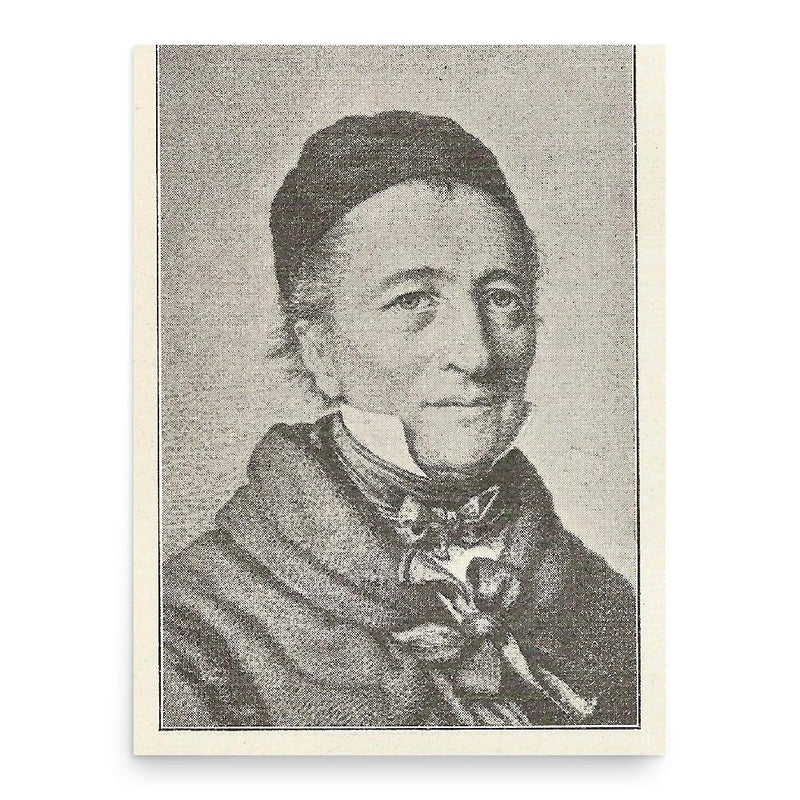 August Wilhelm Hartmann poster print, in size 18x24 inches.