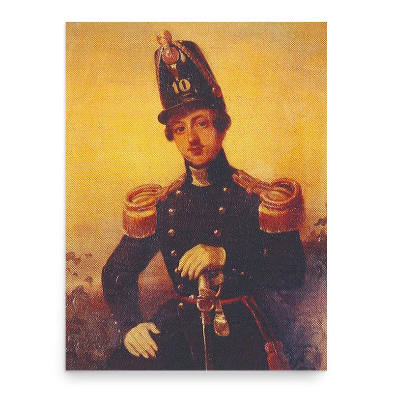 August Willem Philip Weitzel poster print, in size 18x24 inches.