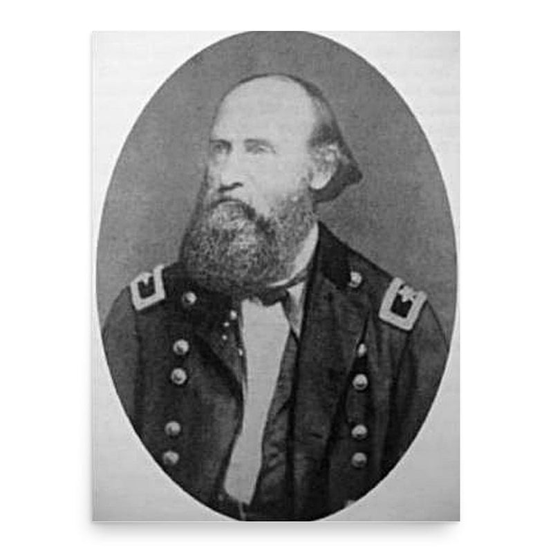 August Willich poster print, in size 18x24 inches.