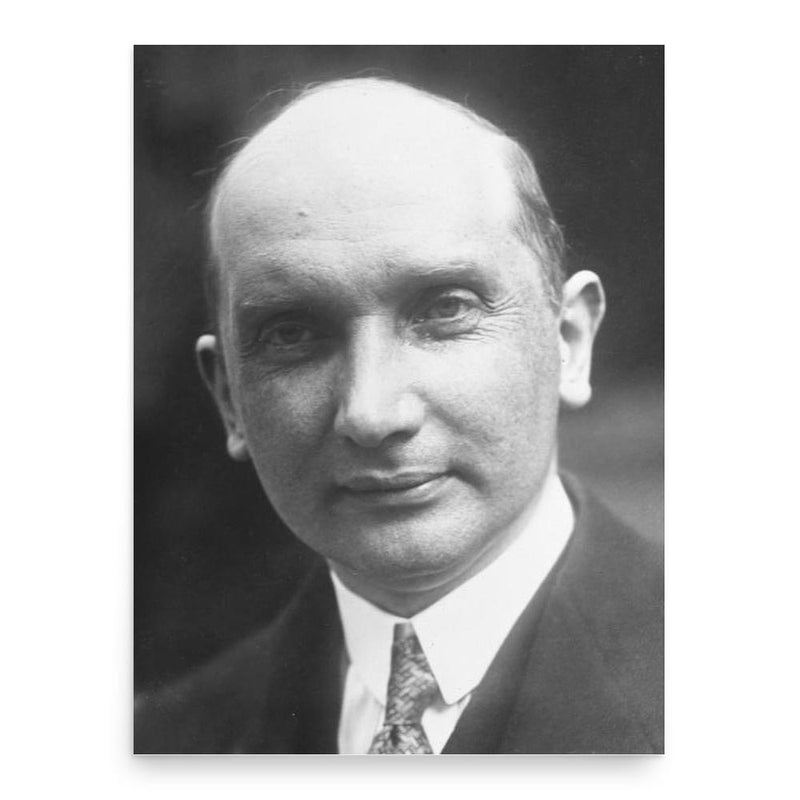 August Zaleski poster print, in size 18x24 inches.