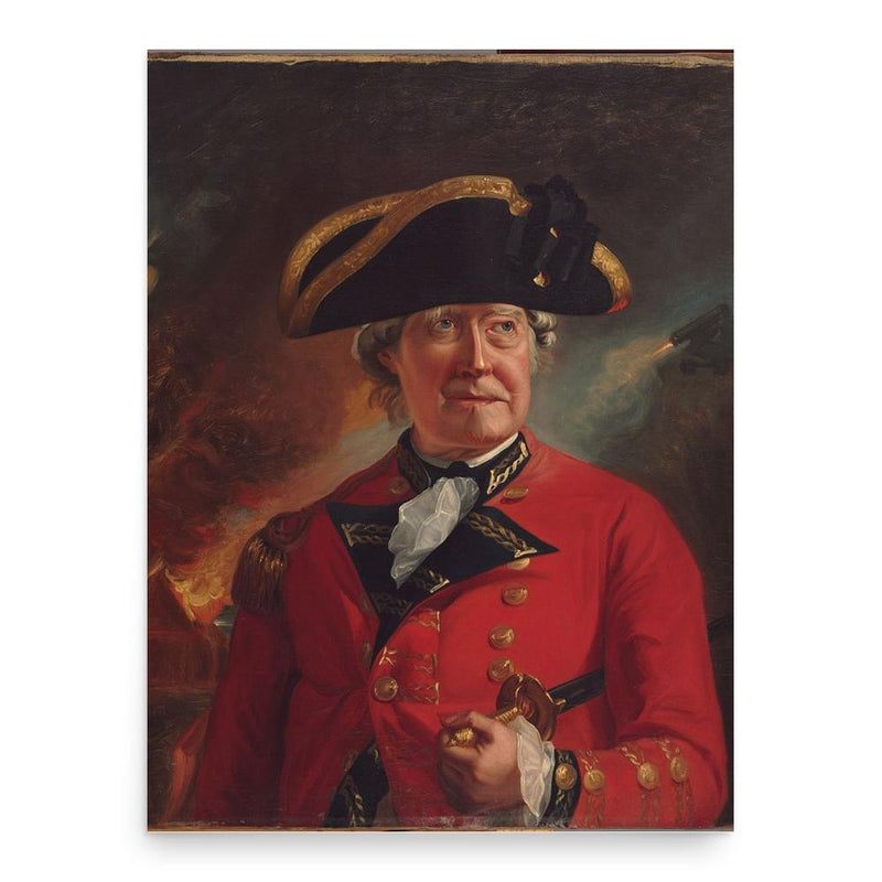 August de la Motte poster print, in size 18x24 inches.