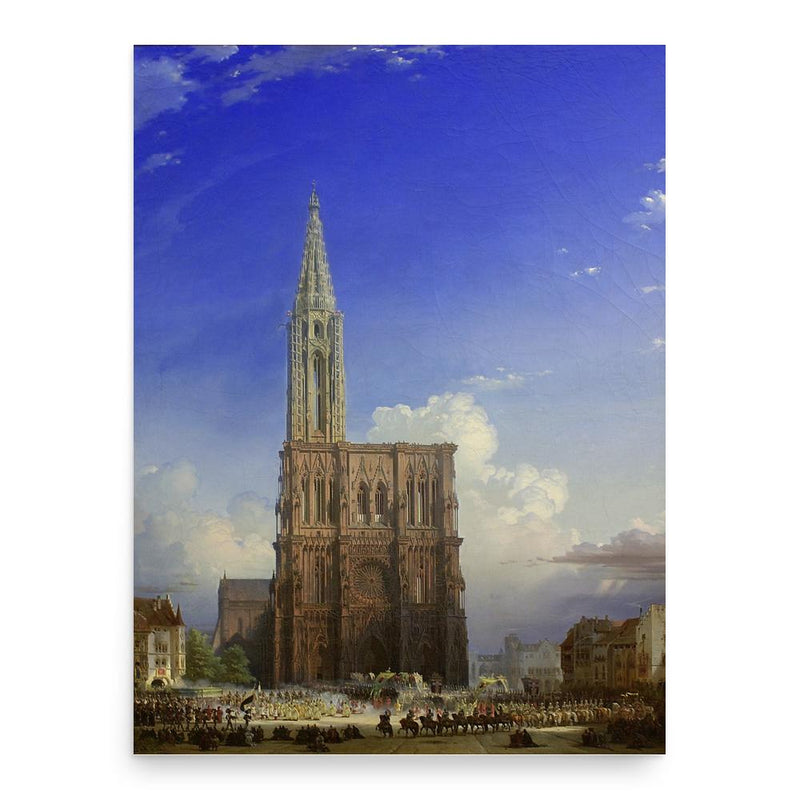 August von Bayer poster print, in size 18x24 inches.