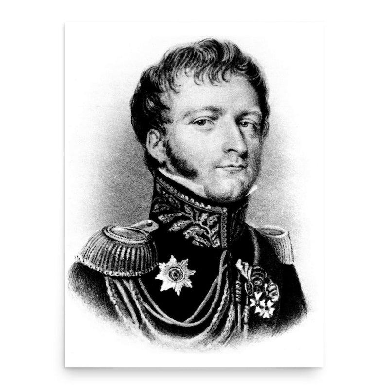 August von Kruse poster print, in size 18x24 inches.