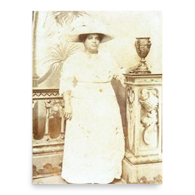 Augusta Curiel poster print, in size 18x24 inches.