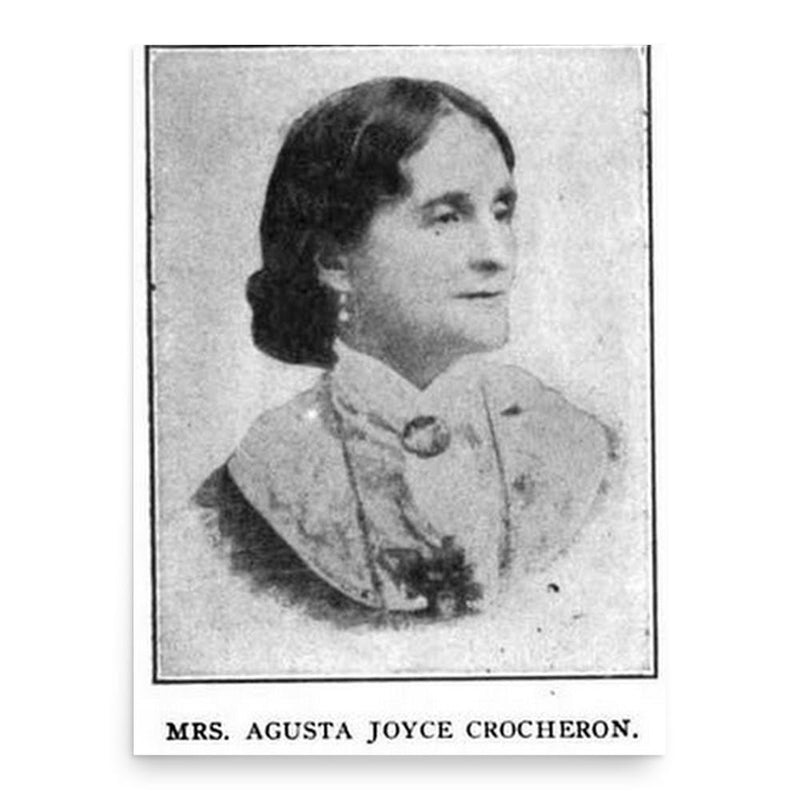 Augusta Joyce Crocheron poster print, in size 18x24 inches.