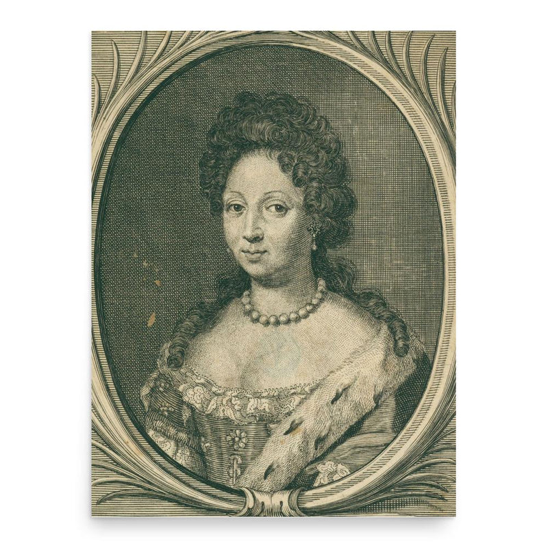 Augusta Marie of Holstein-Gottorp poster print, in size 18x24 inches.