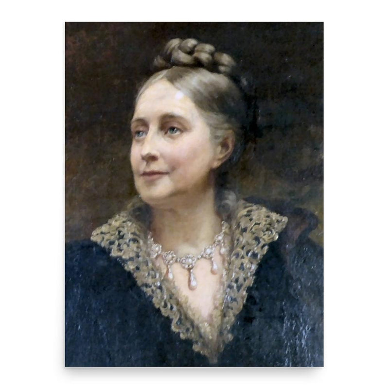 Augusta Mostyn poster print, in size 18x24 inches.