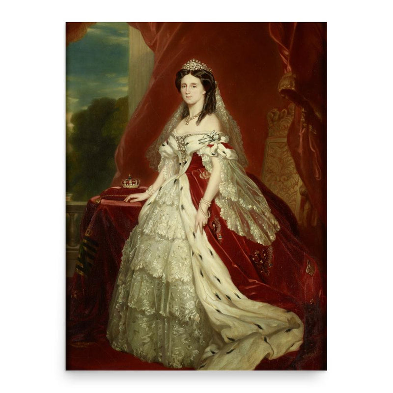 Augusta of Saxe-Weimar-Eisenach poster print, in size 18x24 inches.