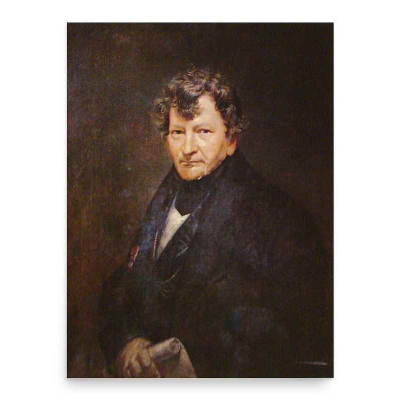 Auguste-Henri-Victor Grandjean de Montigny poster print, in size 18x24 inches.