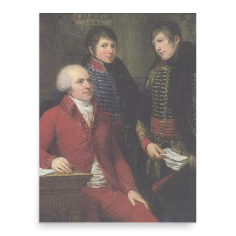 Auguste-Louis Petiet poster print, in size 18x24 inches.