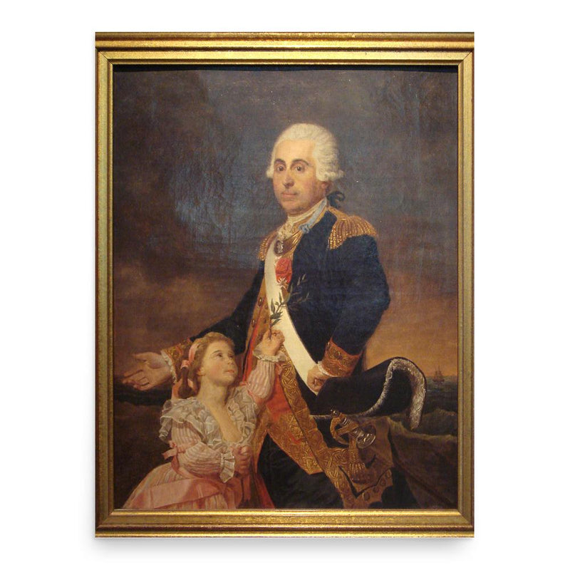 Auguste-Louis de Rossel de Cercy poster print, in size 18x24 inches.