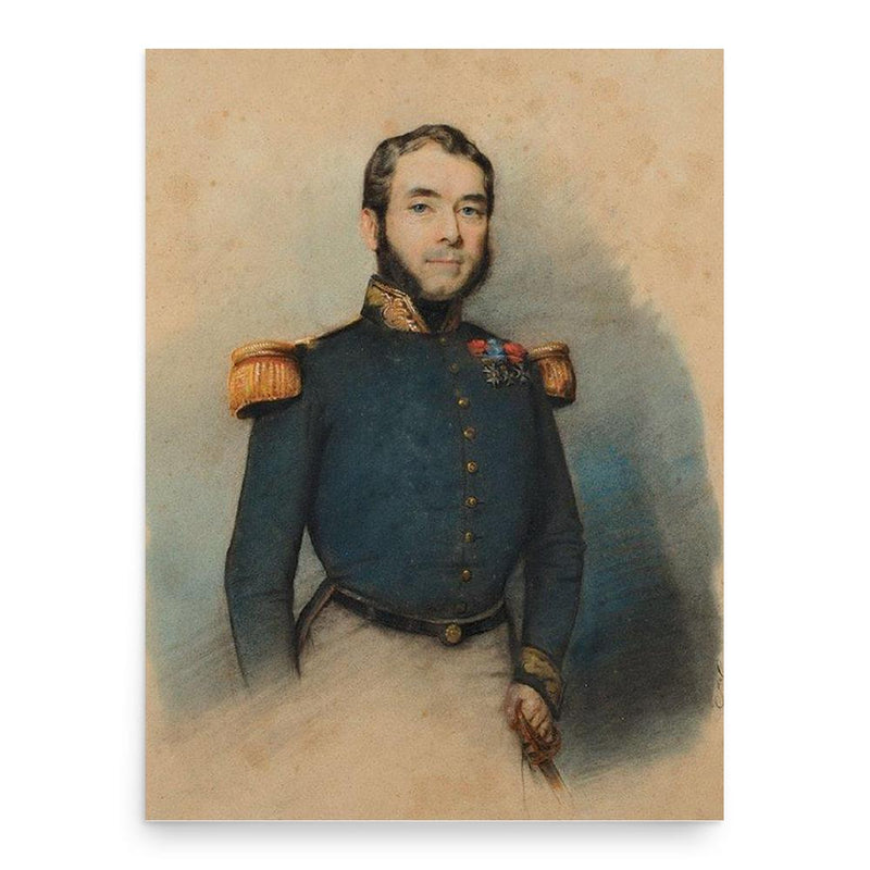 Auguste-Nicolas Vaillant poster print, in size 18x24 inches.