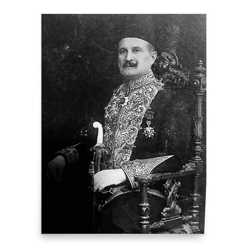 Auguste Adib Pacha poster print, in size 18x24 inches.