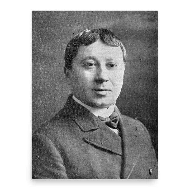 Auguste Aramini poster print, in size 18x24 inches.