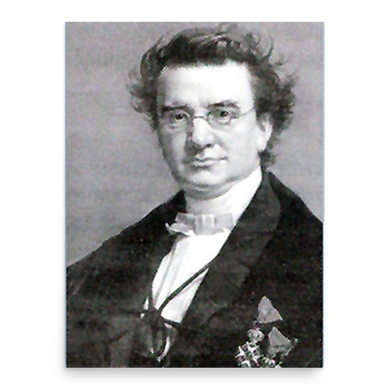 Auguste Baron poster print, in size 18x24 inches.