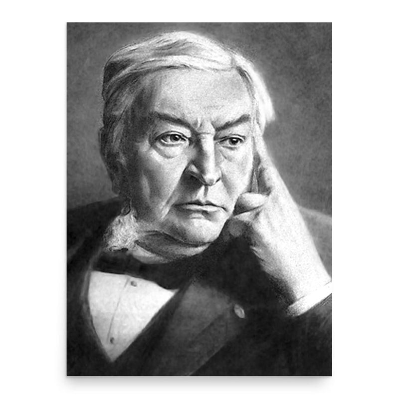 Auguste Beernaert poster print, in size 18x24 inches.