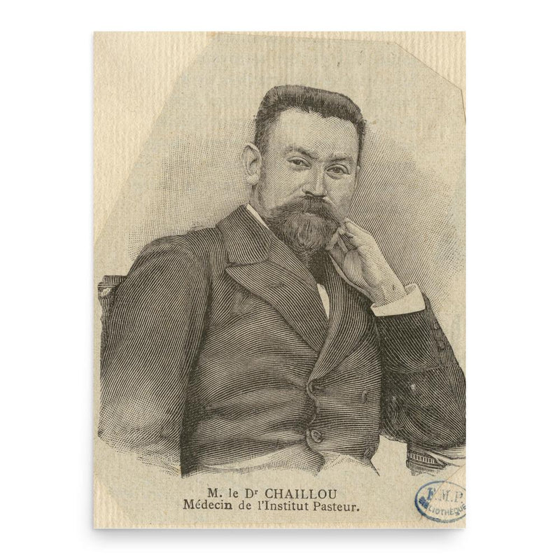 Auguste Chaillou poster print, in size 18x24 inches.