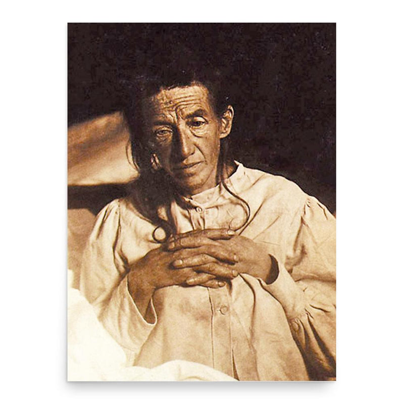 Auguste Deter poster print, in size 18x24 inches.