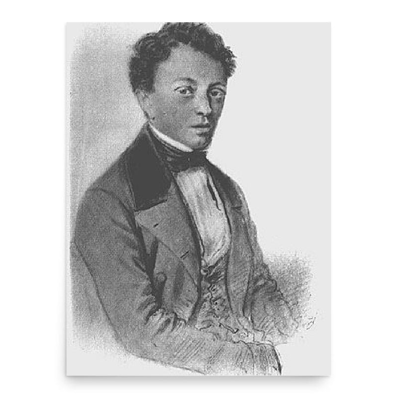 Auguste Franchomme poster print, in size 18x24 inches.