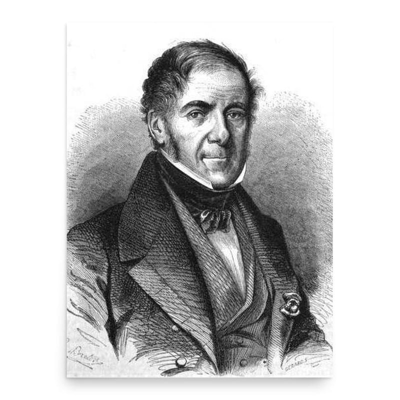 Auguste Gaspard Louis Desnoyers poster print, in size 18x24 inches.