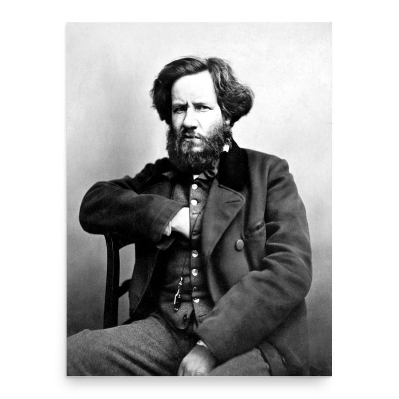 Auguste Luchet poster print, in size 18x24 inches.