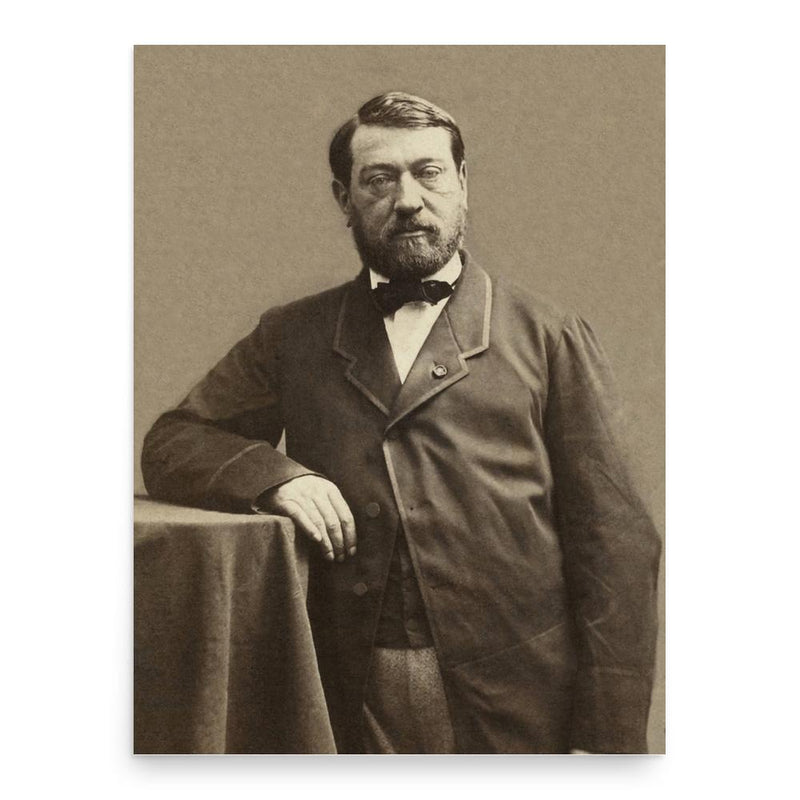 Auguste Mariette poster print, in size 18x24 inches.